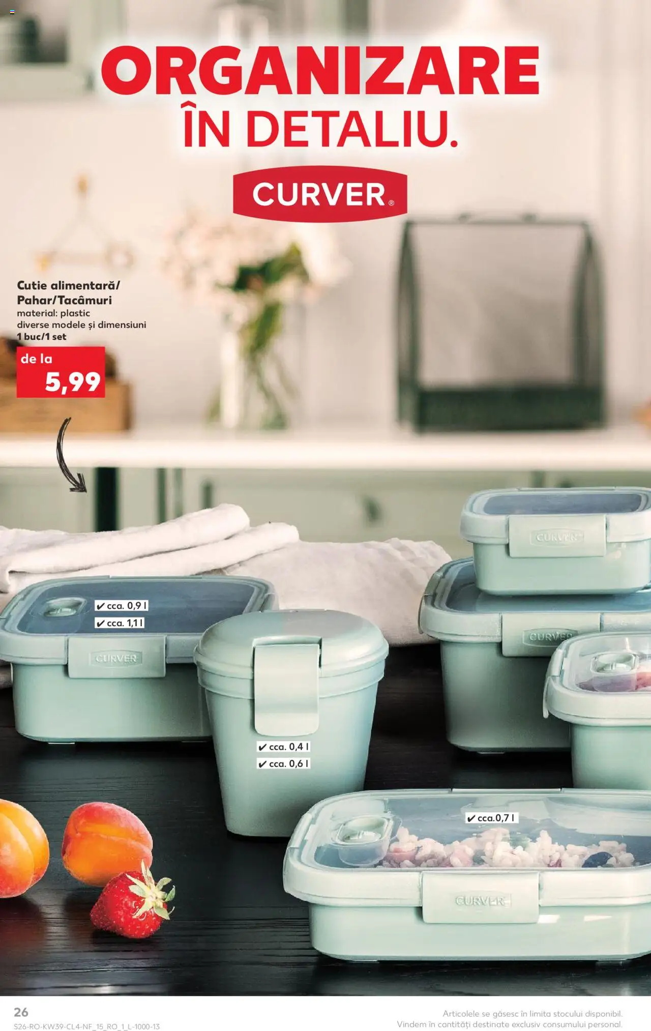 Kaufland RO akciós ujság - amely érvényes a következő dátumtól: 24.09.2025 | Oldal: 26