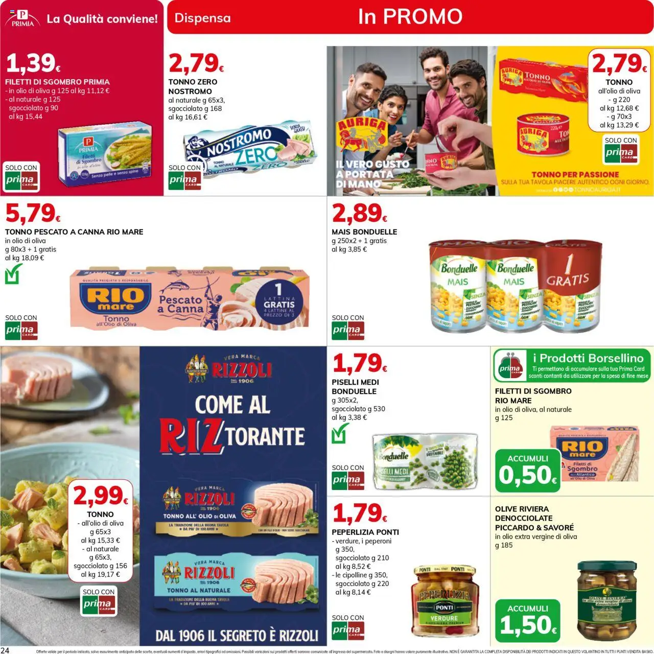 Volantino Basko del 19.08.2025 | Pagina: 24 | Prodotti: Olive, Mais, Cipolline, Olio di Oliva