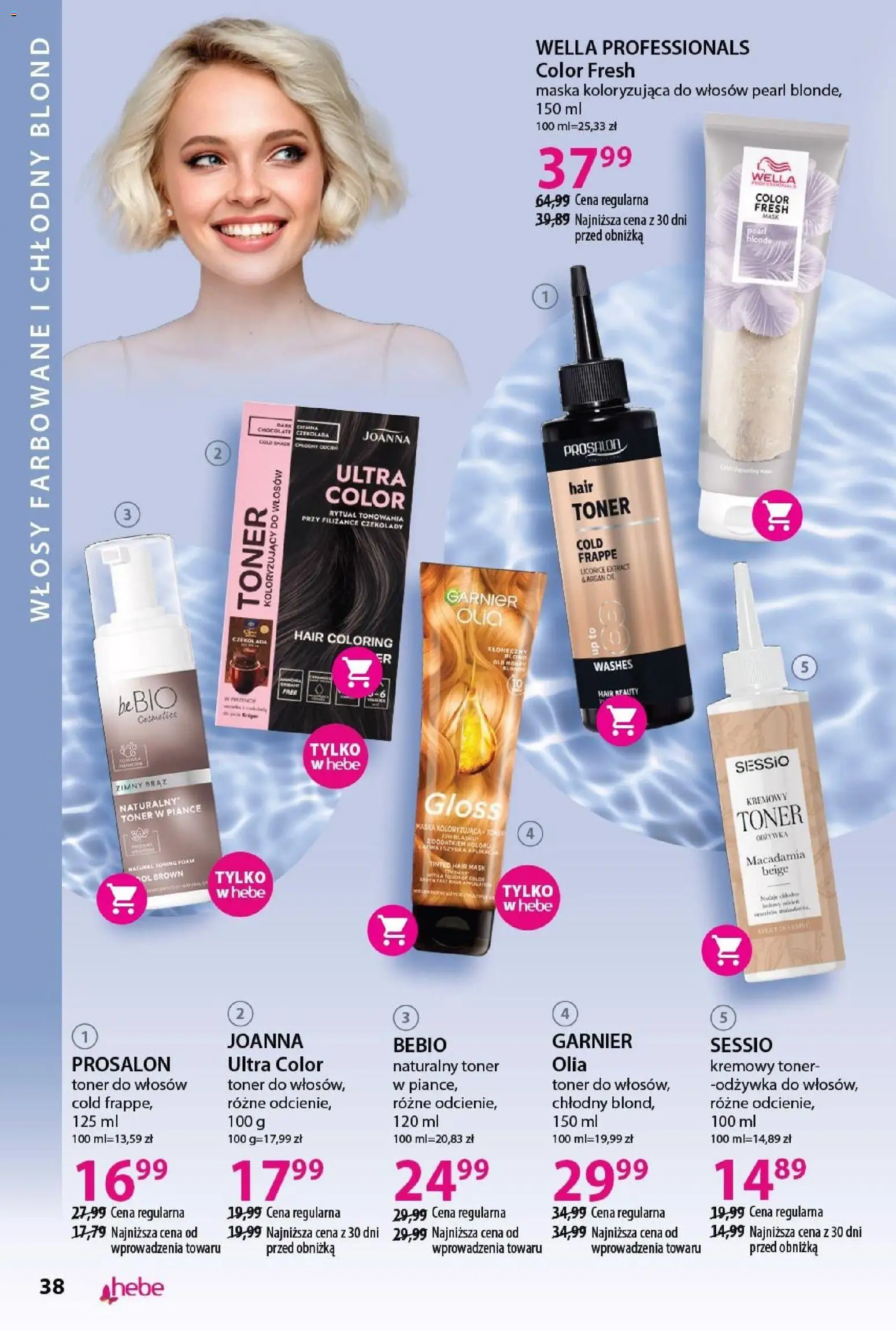 Hebe Gazetka - Katalog od 31.01.2026 | Strona: 38 | Produkty: Czekolady, Czekolada, Odżywka, Maska