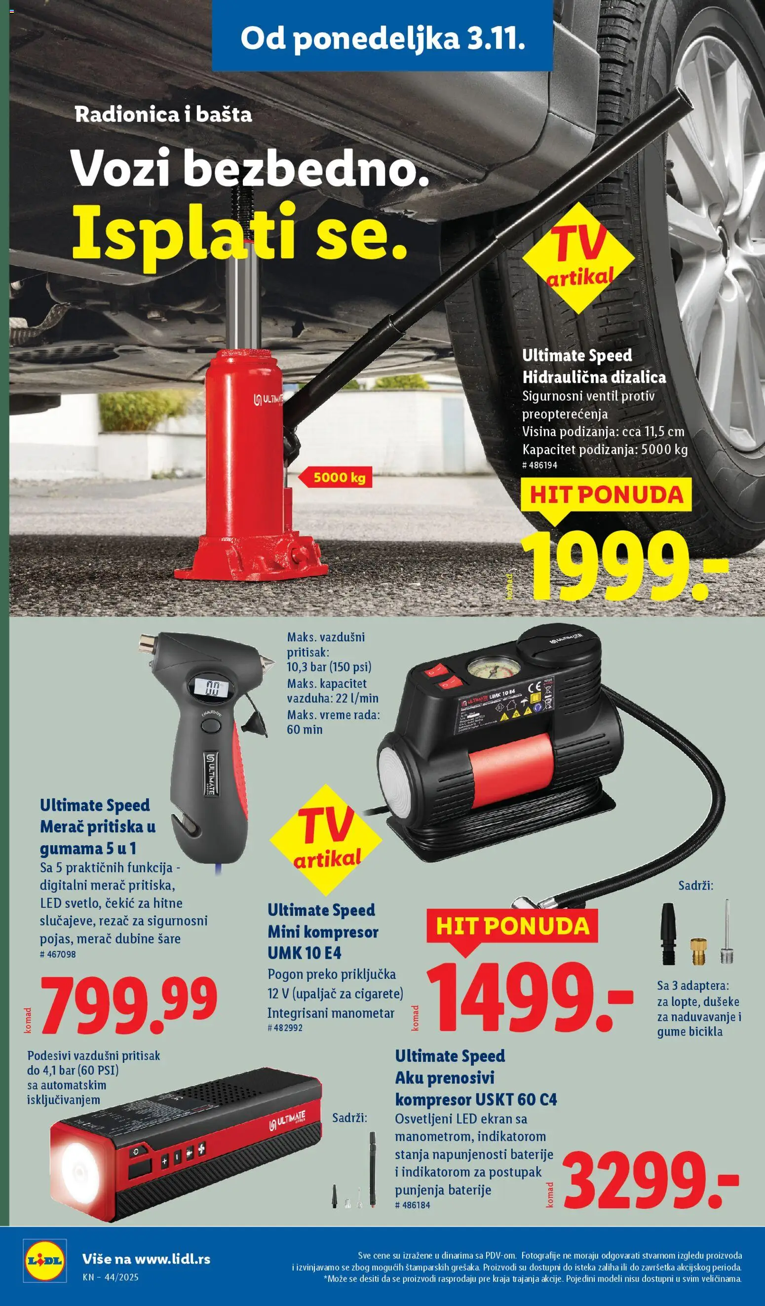 Lidl katalog - važi od 30.10.2025 | Strana: 72 | Proizvode: Merač pritiska, Čekić, Rezač, Baterije