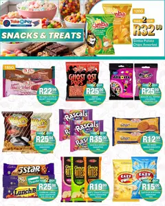 Take n Pay specials catalogue – valid from 20.04.2026 | Page: 3 | Products: Sweets, Corn, Snacks, Popcorn