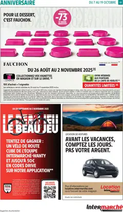 Intermarché - Prévisualisation de UN VÉLO DE ROUTE CUBE DE L'ÉQUIPE INTERMARCHÉ-WANTY, Road bike Cube of the Intermarché-Wanty team. Chance to win a Cube road bike of the Intermarché-Wanty team and up to 50€ in drive codes on our application. valide à partir de 07.10.2025 | Page: 55 | Produits: Vélo, Tablier, Four, Thé