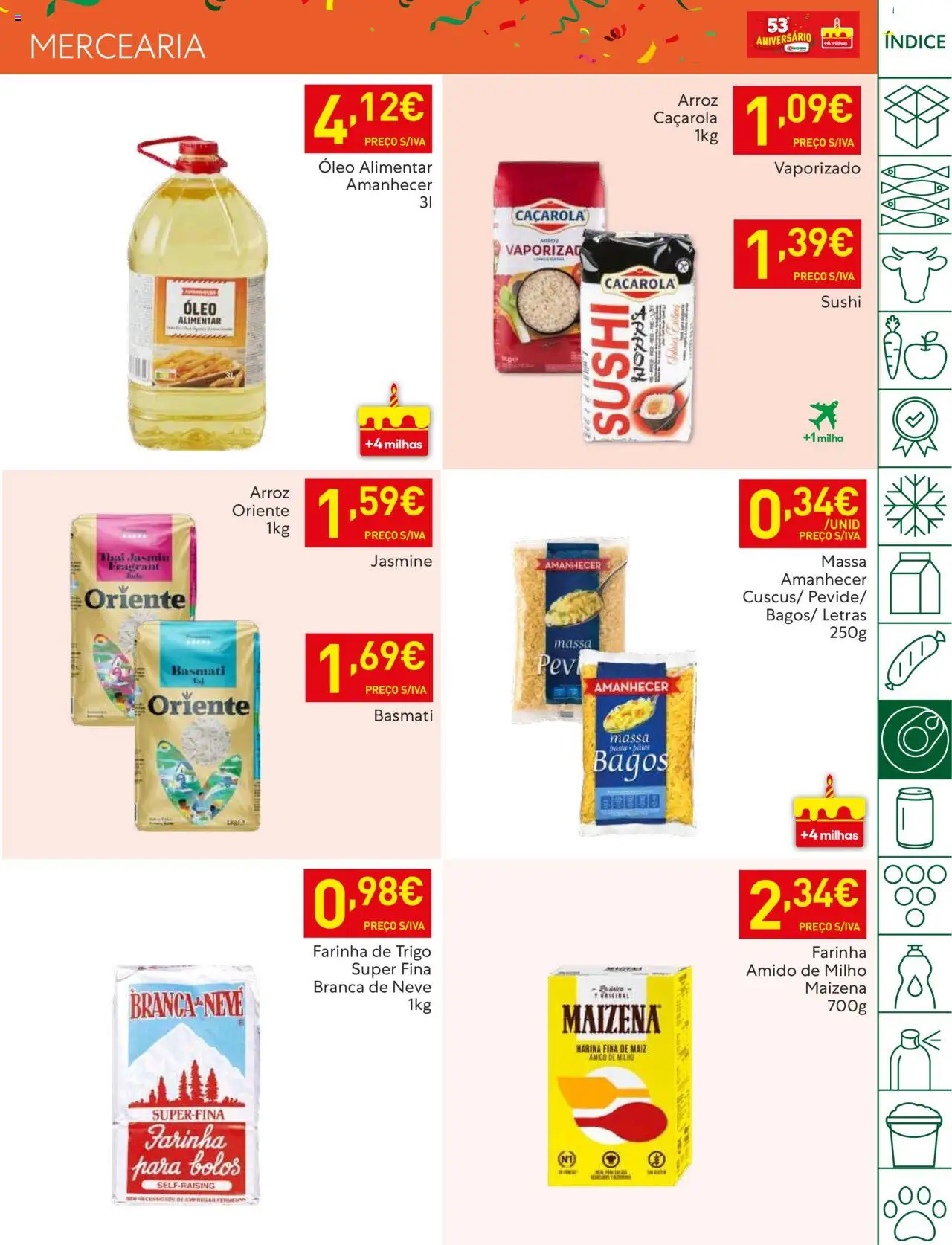 Recheio folheto │ válido de 07.10.2025 | Página: 23 | Produtos: Farinha de trigo, Óleo, Massa, Milho