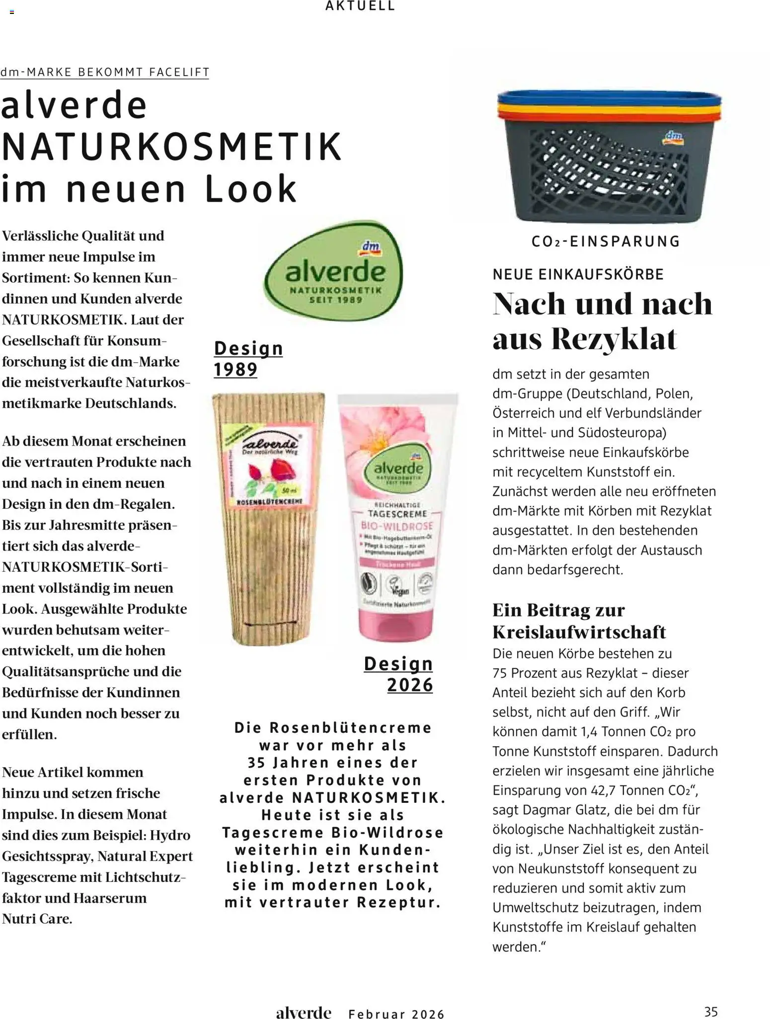 dm drogerie Prospekt 	 – gültig ab 01.02.2026 | Seite: 35 | Produkte: Korb, Tagescreme