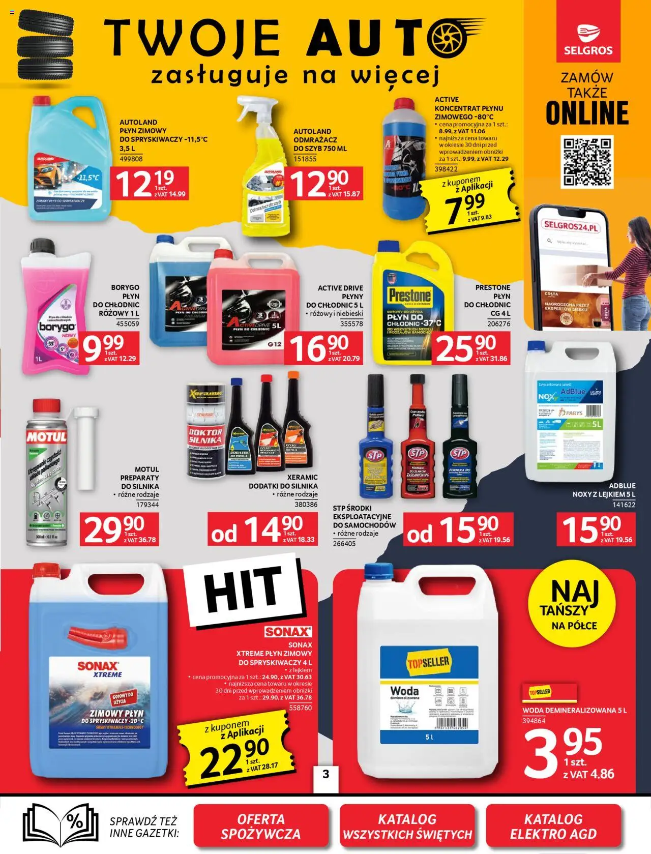 Selgros cash&carry Gazetka - Oferta przemysłowa od 09.10.2025 | Strona: 3 | Produkty: Woda