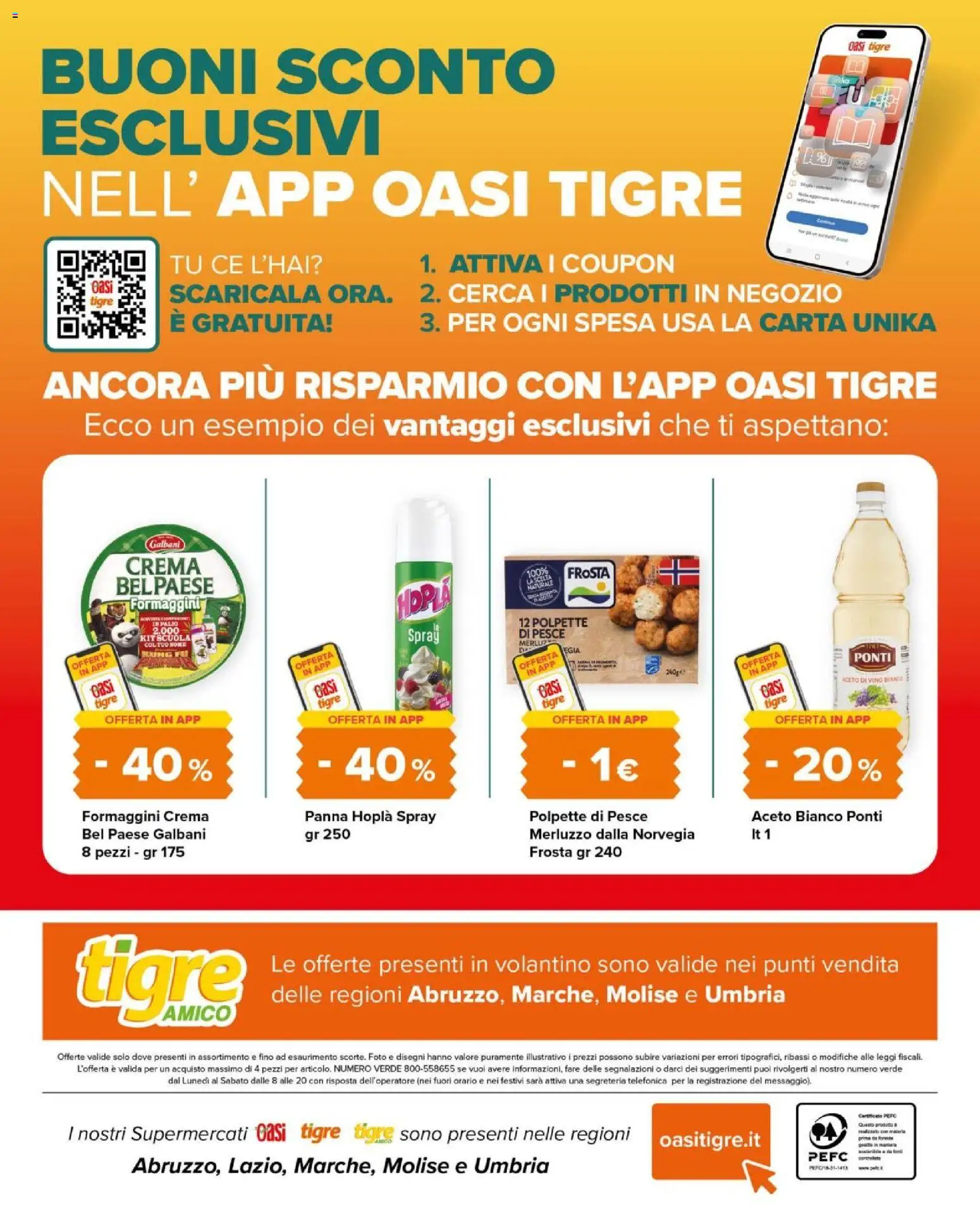 Volantino Tigre del 25.03.2026 | Pagina: 16 | Prodotti: Pesce, Vino, Aceto, Polpette