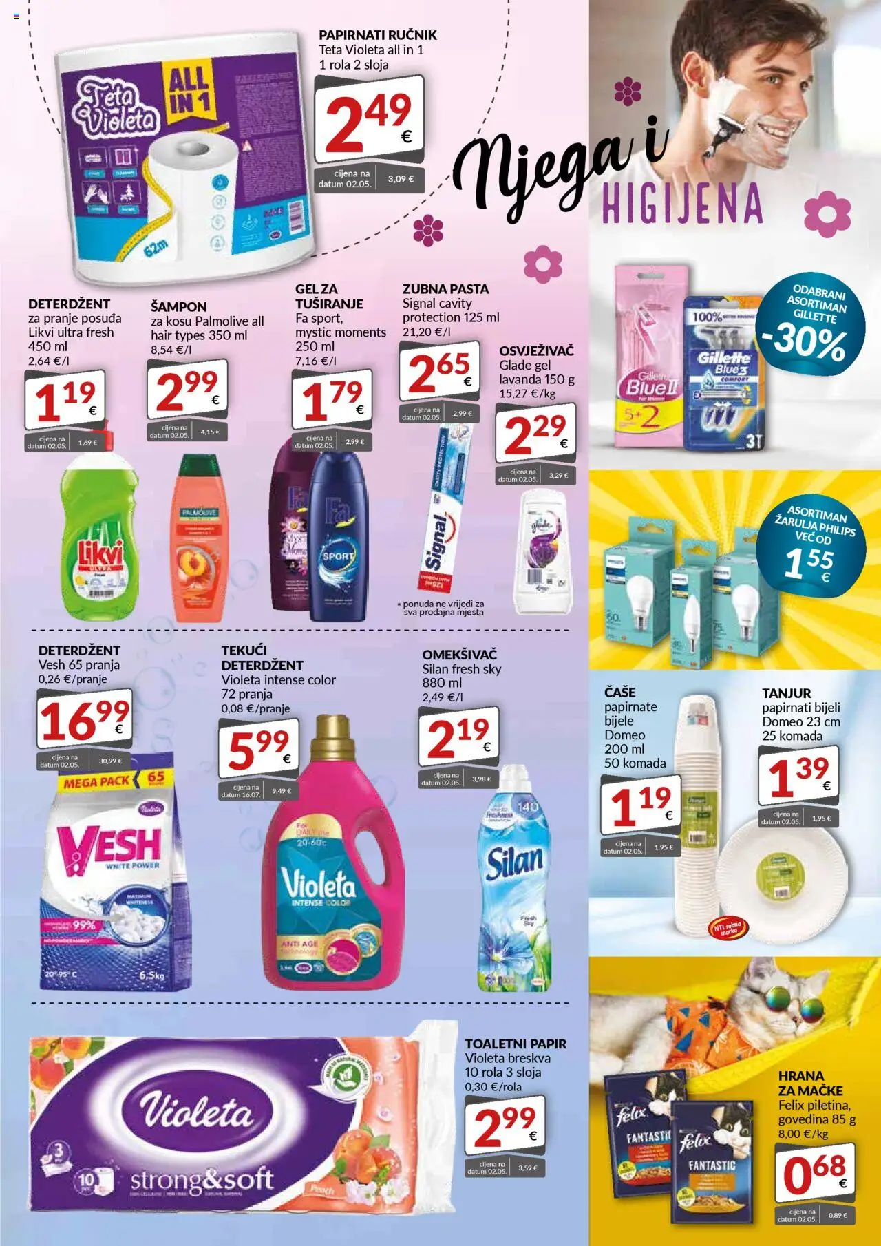 Bakmaz katalog | vrijedi od 14.08.2025 | Stranica: 7 | Proizvodi: Deterdžent, Ručnik, Toaletni papir, Violeta