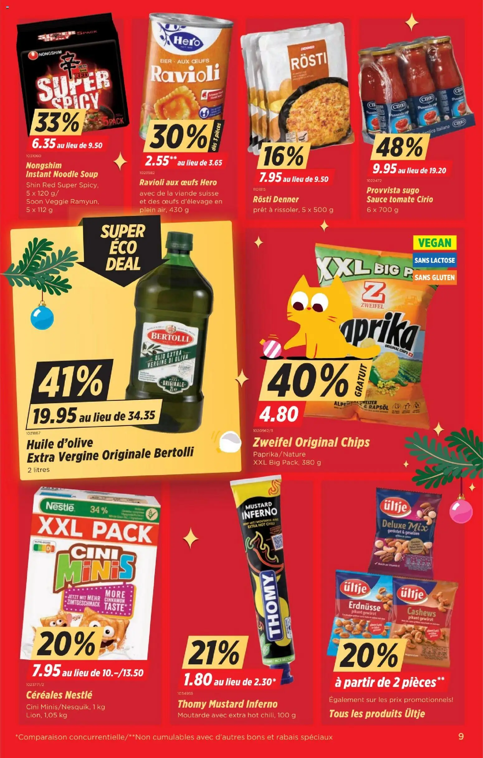 Denner Aktionen FR – gültig ab 23.12.2025 | Seite: 9 | Produkte: Erdnüsse, Rapsöl, Chili, Chips