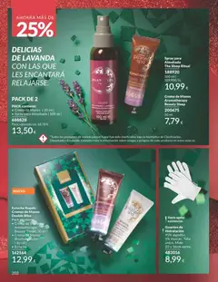Vista previa Catálogo AVON campaña 11 Black Friday válido desde el 01.11.2025 | Página: 202 | Productos: Crema de manos, Guantes, Crema, Almohada