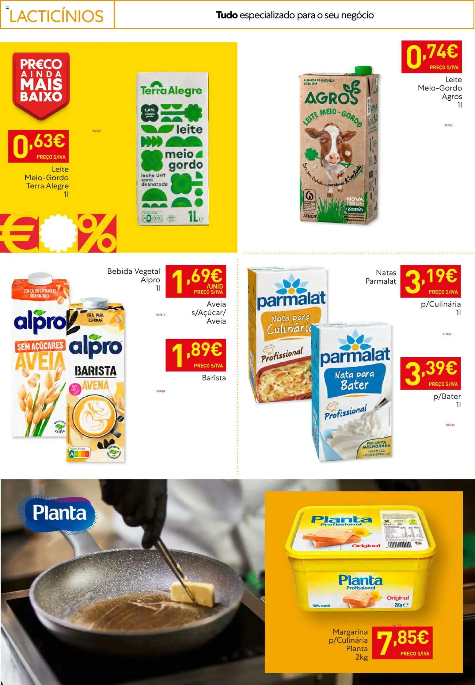 Recheio - Horeca Bons Negócios │ válido de 24.02.2026 | Página: 14 | Produtos: Aveia, Nata, Natas, Bebida