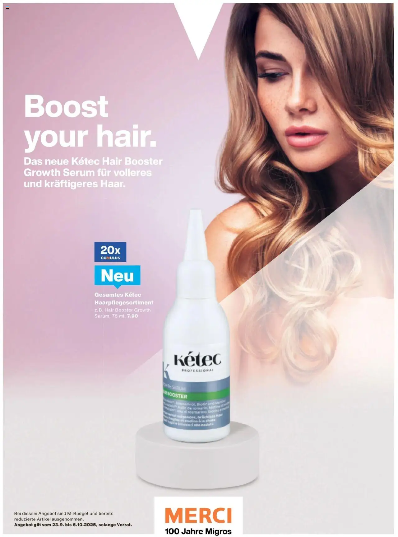 Migros Magazin – gültig ab 22.09.2025 | Seite: 3 | Produkte: Serum