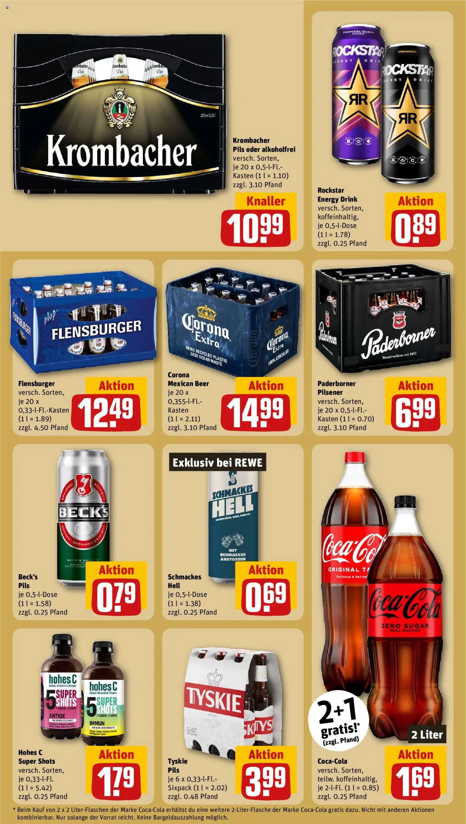 Rewe ihr Kaufpark Prospekt 	 – gültig ab 03.11.2025 | Seite: 22 | Produkte: Tyskie, Flensburger, Zucker, Krombacher
