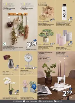 JYSK leidinys galioja nuo 28.10.2025 | Puslapis: 19 | Prekių: Laikrodis, Krepšys, Vaza