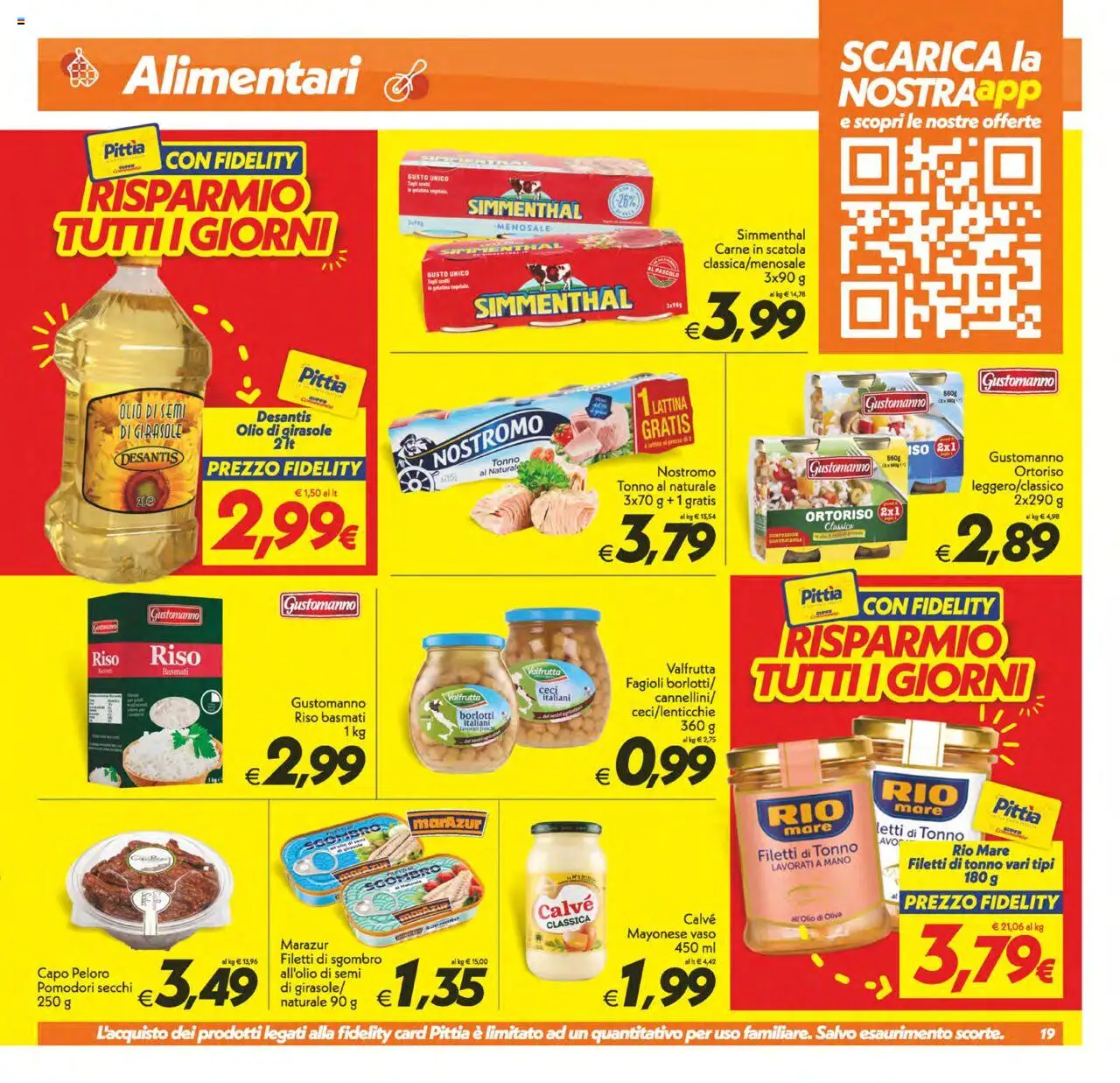 Volantino SuperConveniente del 12.09.2025 | Pagina: 19 | Prodotti: Ceci, Olio, Scatola, Vaso