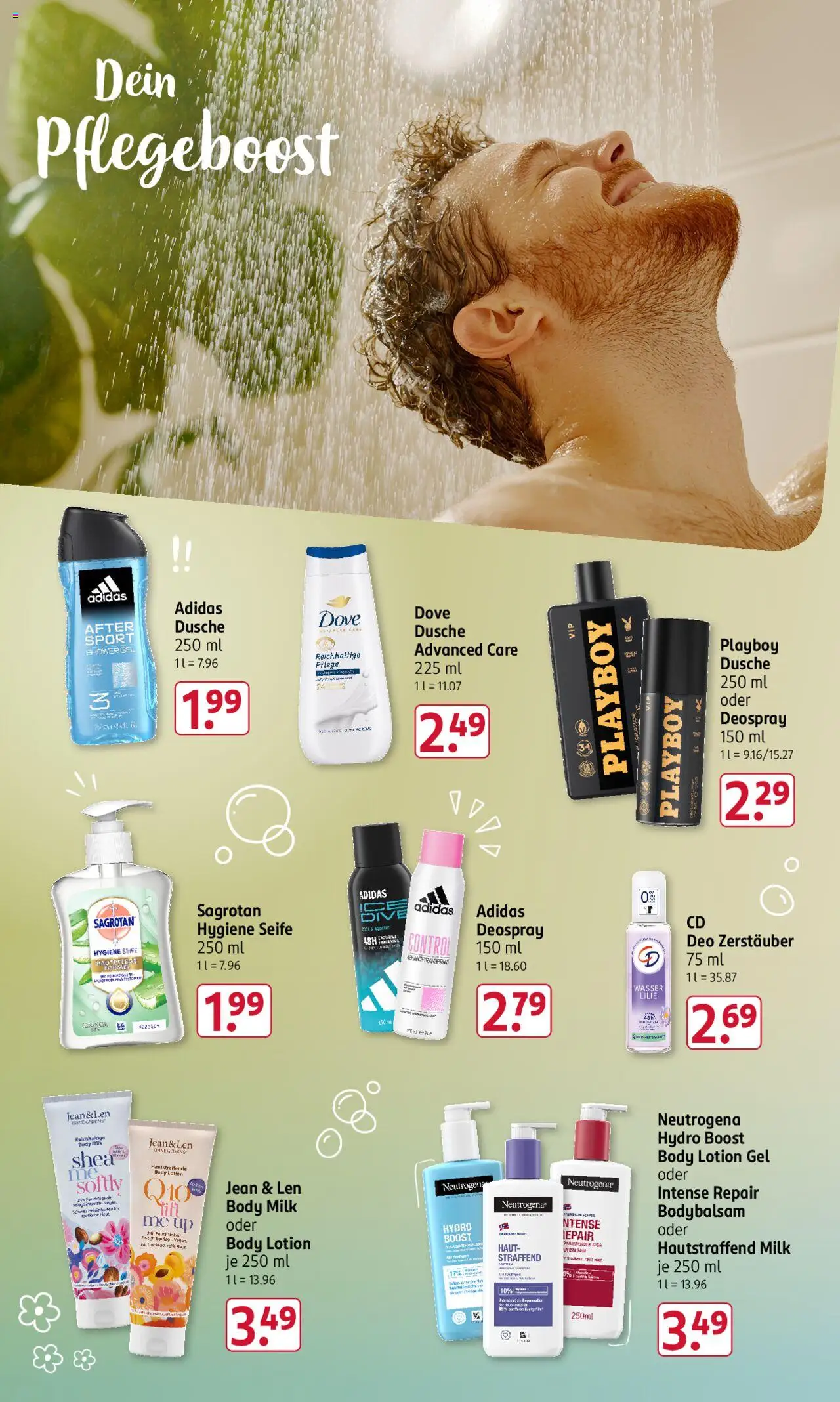 Rossmann Prospekt 	 - gültig ab dem 25.08.2025 | Seite: 15 | Produkte: Dusche, Deodorant, Body Lotion, Deospray