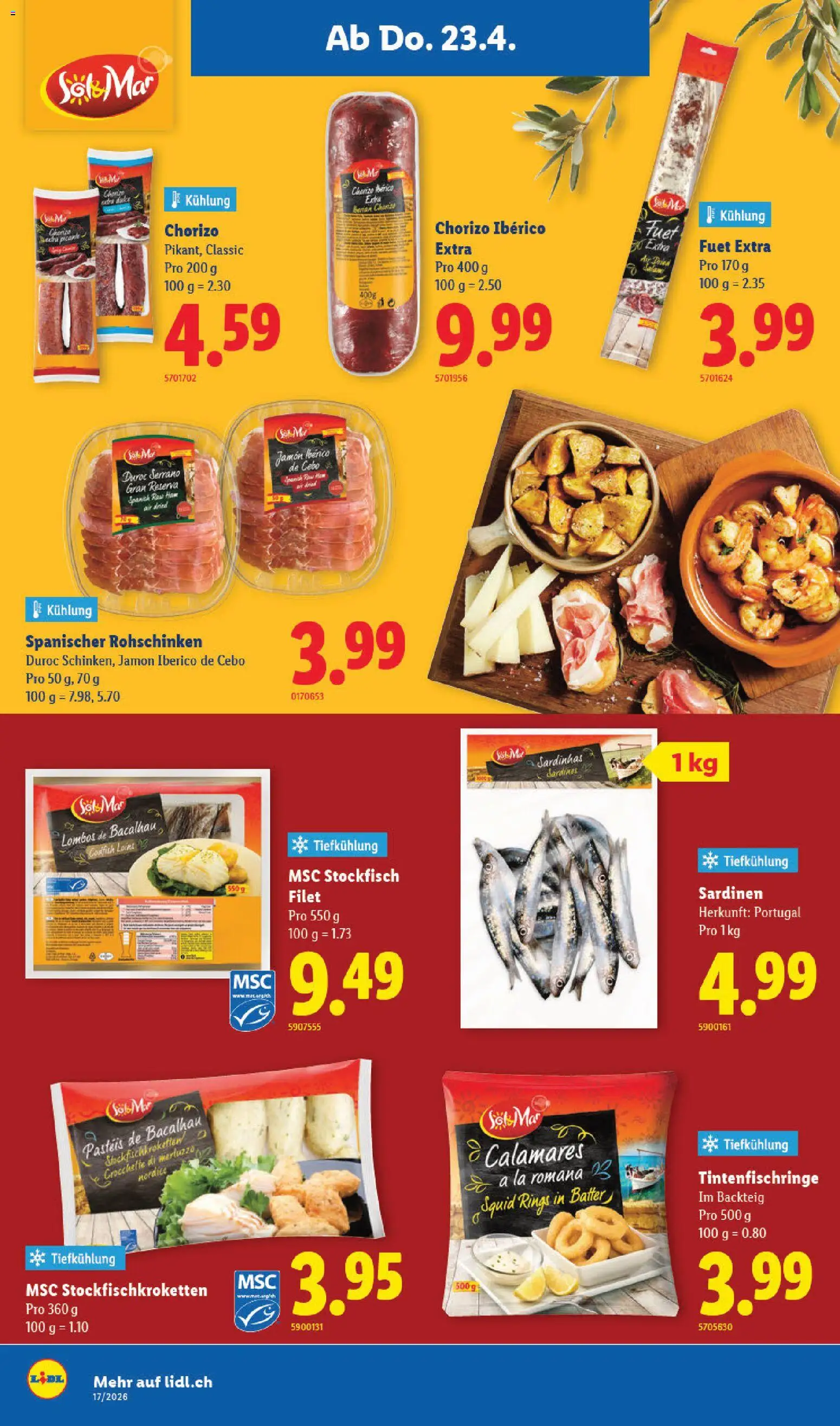 🛍️ Lidl aktionen ab 23.04.2026 » Entdecken Sie exklusive Rabatte und sparen Sie noch heute! 💰 | Schweiz