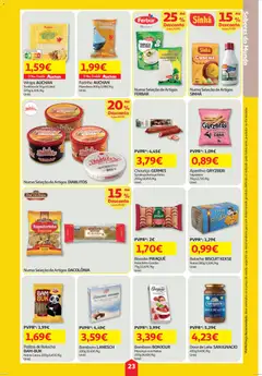 Pré-visualização Auchan folheto válido de 11.12.2025 | Página: 23 | Produtos: Tapioca, Leite, Chouriço, Natas