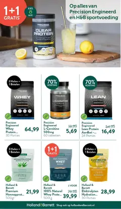 Holland & Barrett - Folder - Voorbeeld van een folder van Holland & Barrett, geldig van 01.12.2025 | Pagina: 22 | Producten: Tablet, Whey, Aardbei