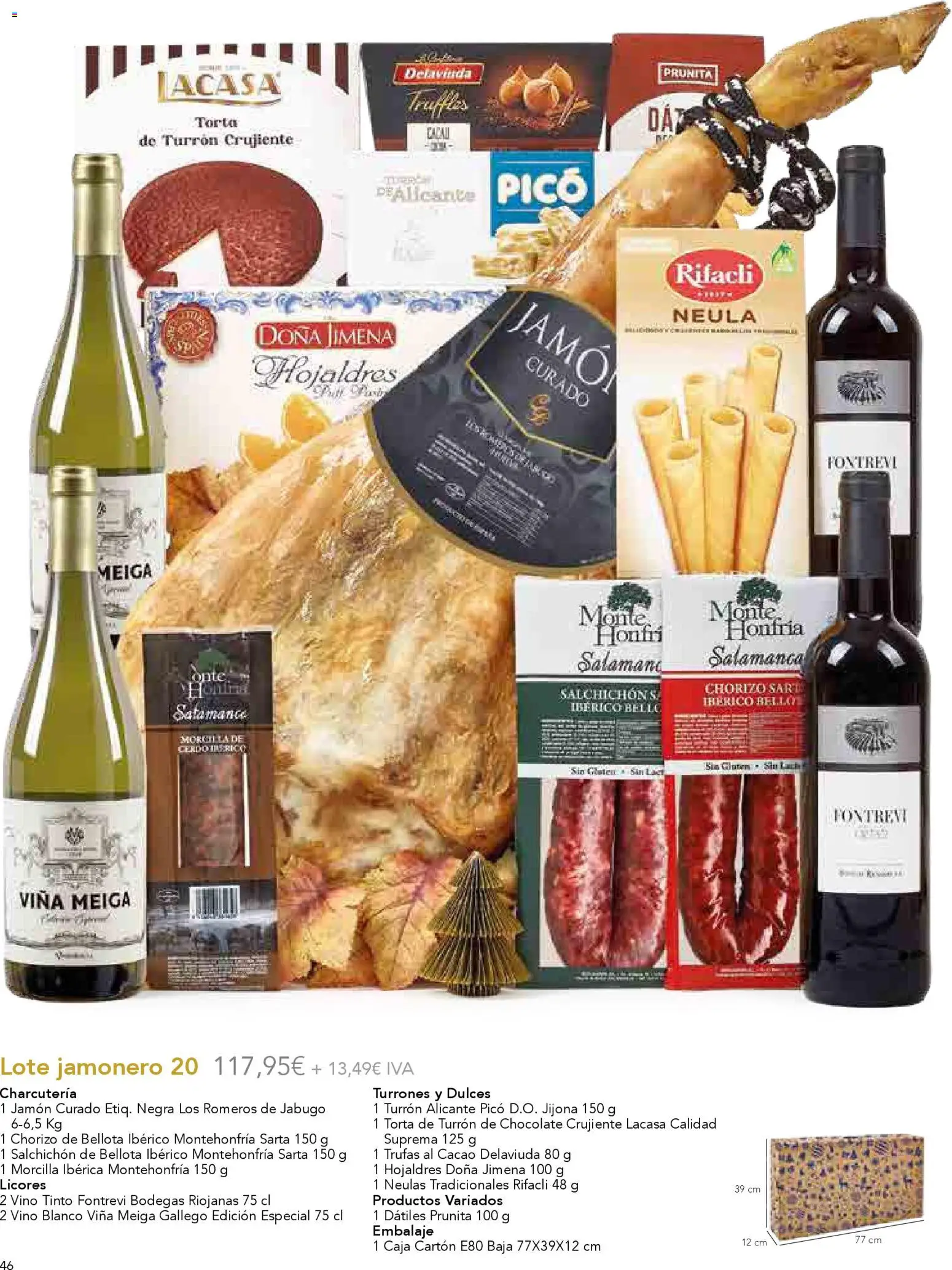 Lupa Supermercados Regalar en Navidad │ válido desde el 03.11.2025 | Página: 48 | Productos: Jamón, Vino, Cerdo, Φρυγανιές σικάλεως