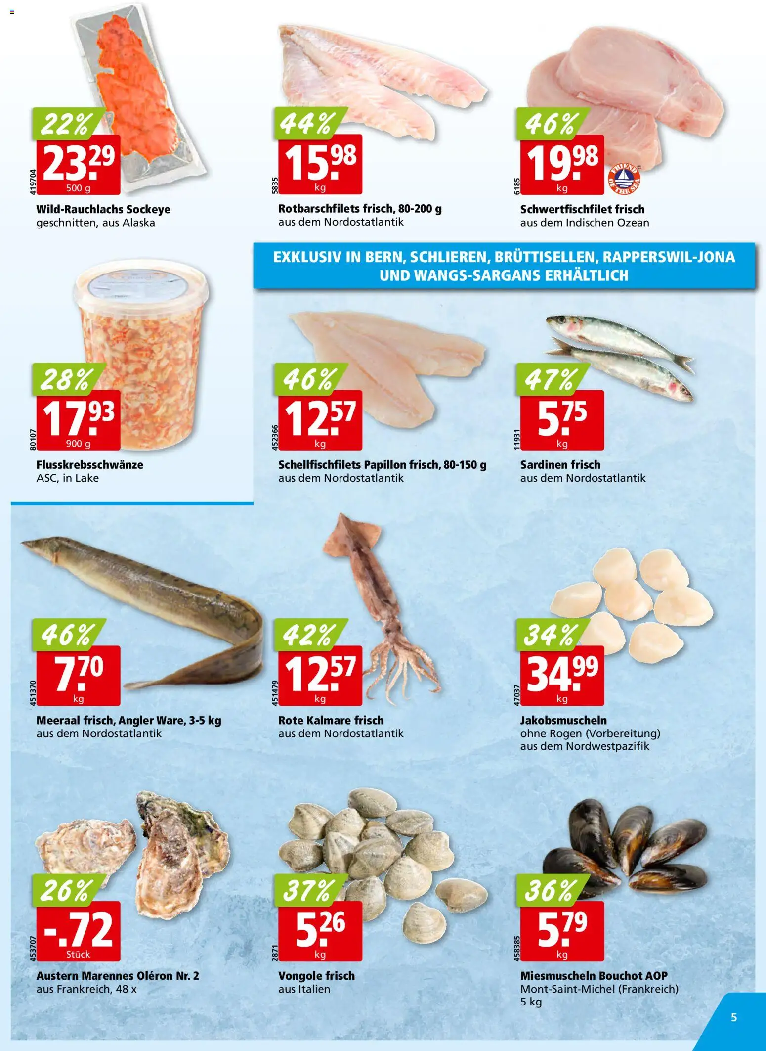 Aligro Aktionen Schlieren, Gossau SG, Frauenfeld, Rapperswil-Jona, Sargans, Bern, Brüttisellen, Pratteln, Emmen, Spreitenbach – gültig ab 03.11.2025 | Seite: 5