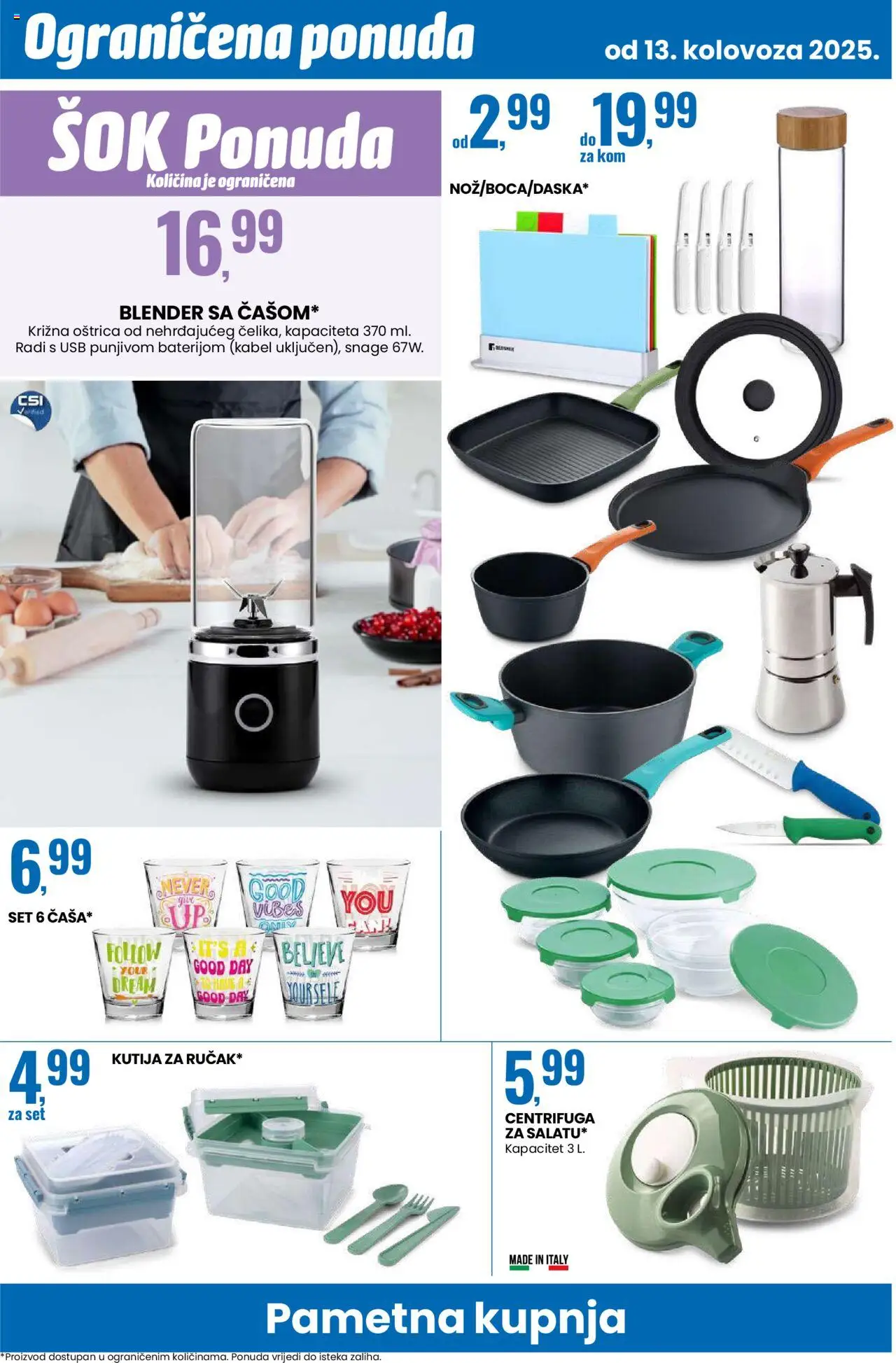 Eurospin katalog | vrijedi od 13.08.2025 | Stranica: 14 | Proizvodi: Sok, Kabel, Blender, USB