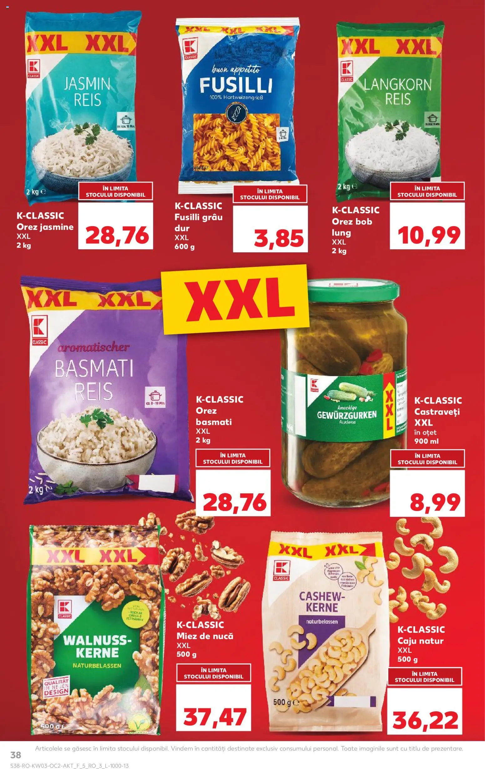 Kaufland RO akciós ujság - amely érvényes a következő dátumtól: 14.01.2026 | Oldal: 38