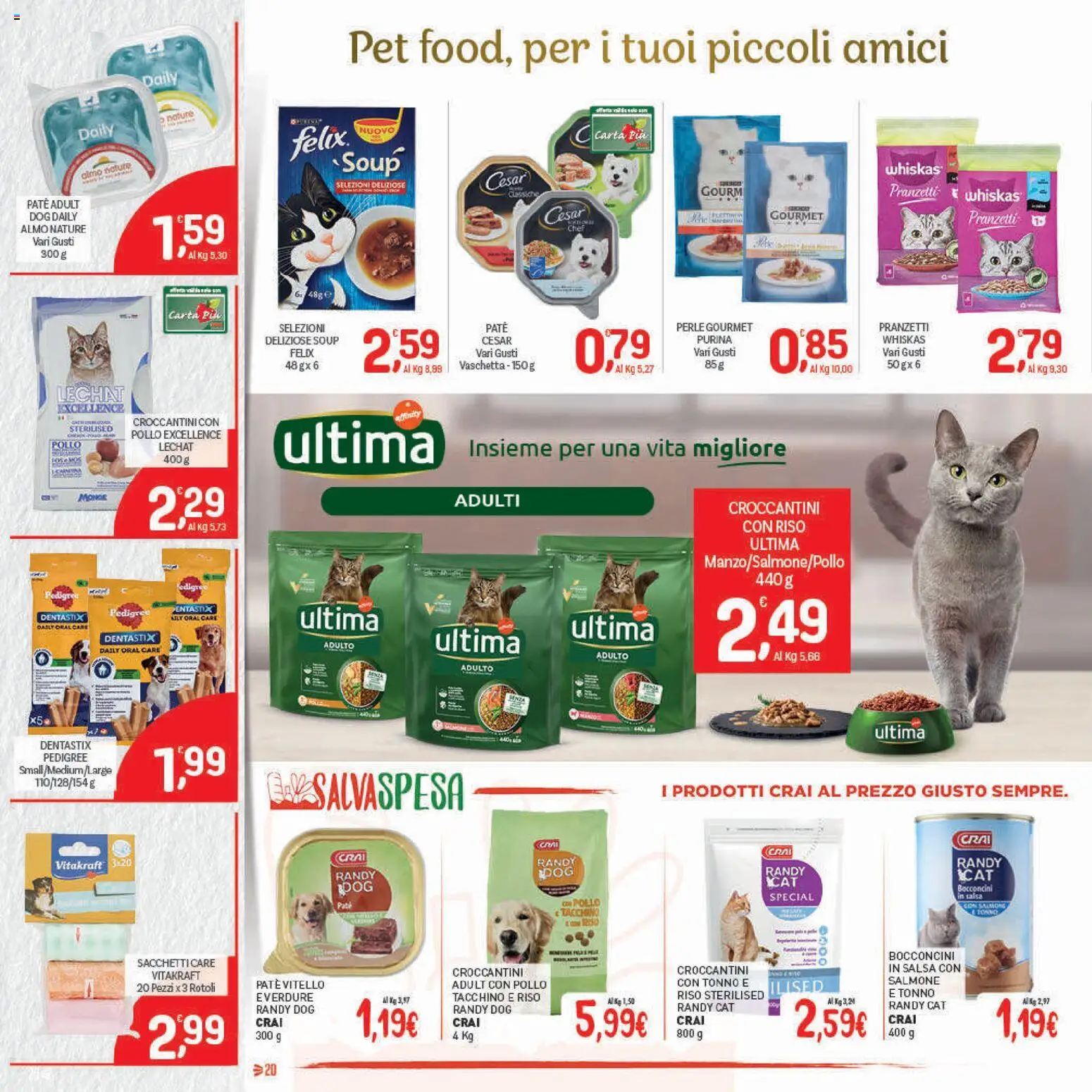 Volantino CRAI del 30.10.2025 | Pagina: 20 | Prodotti: Pollo, Riso, Salsa, Tonno