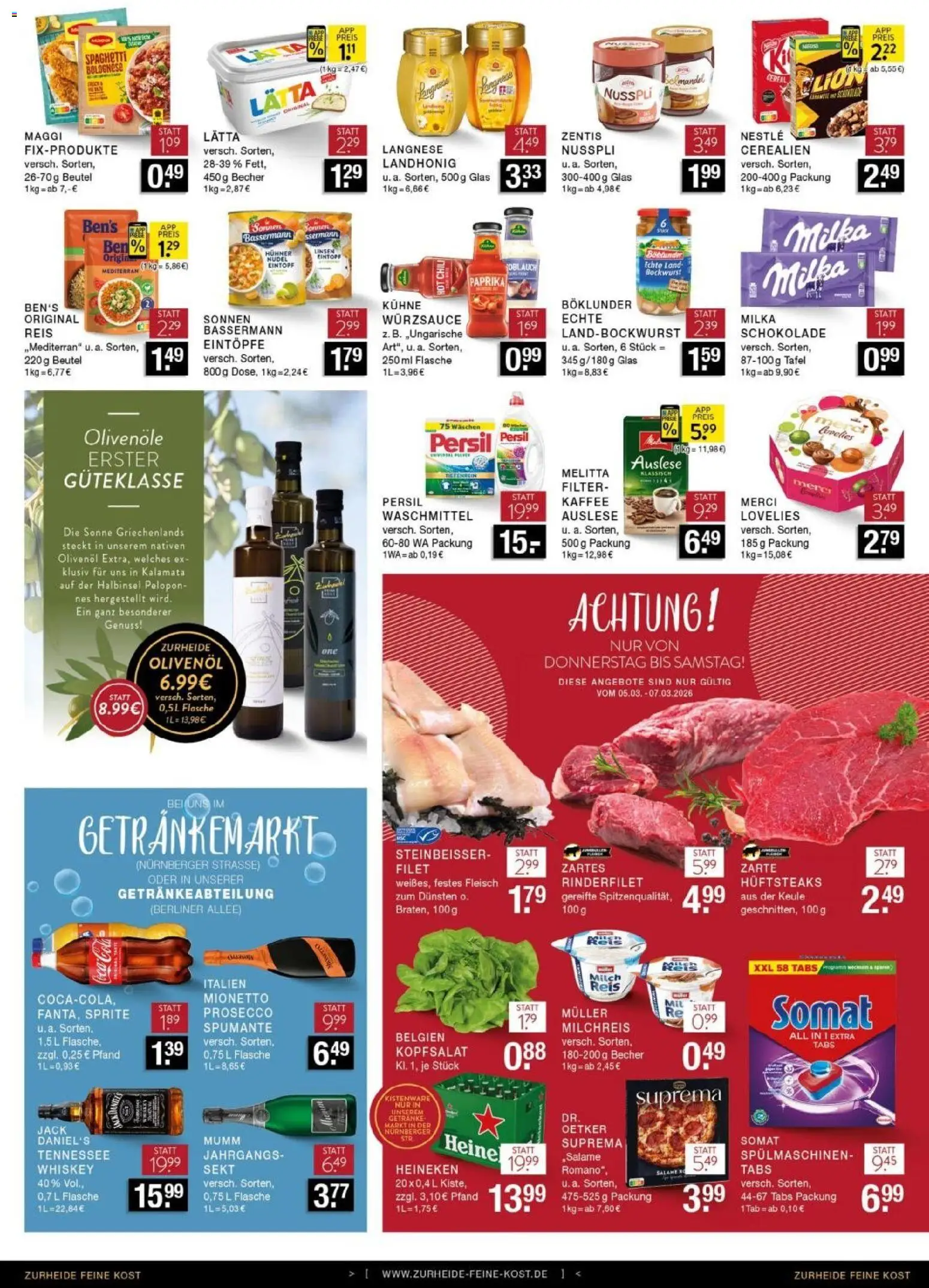 Edeka Zurheide - Broschüre – gültig ab 02.03.2026 | Seite: 6 | Produkte: Melitta, Milka, Prosecco, Reis