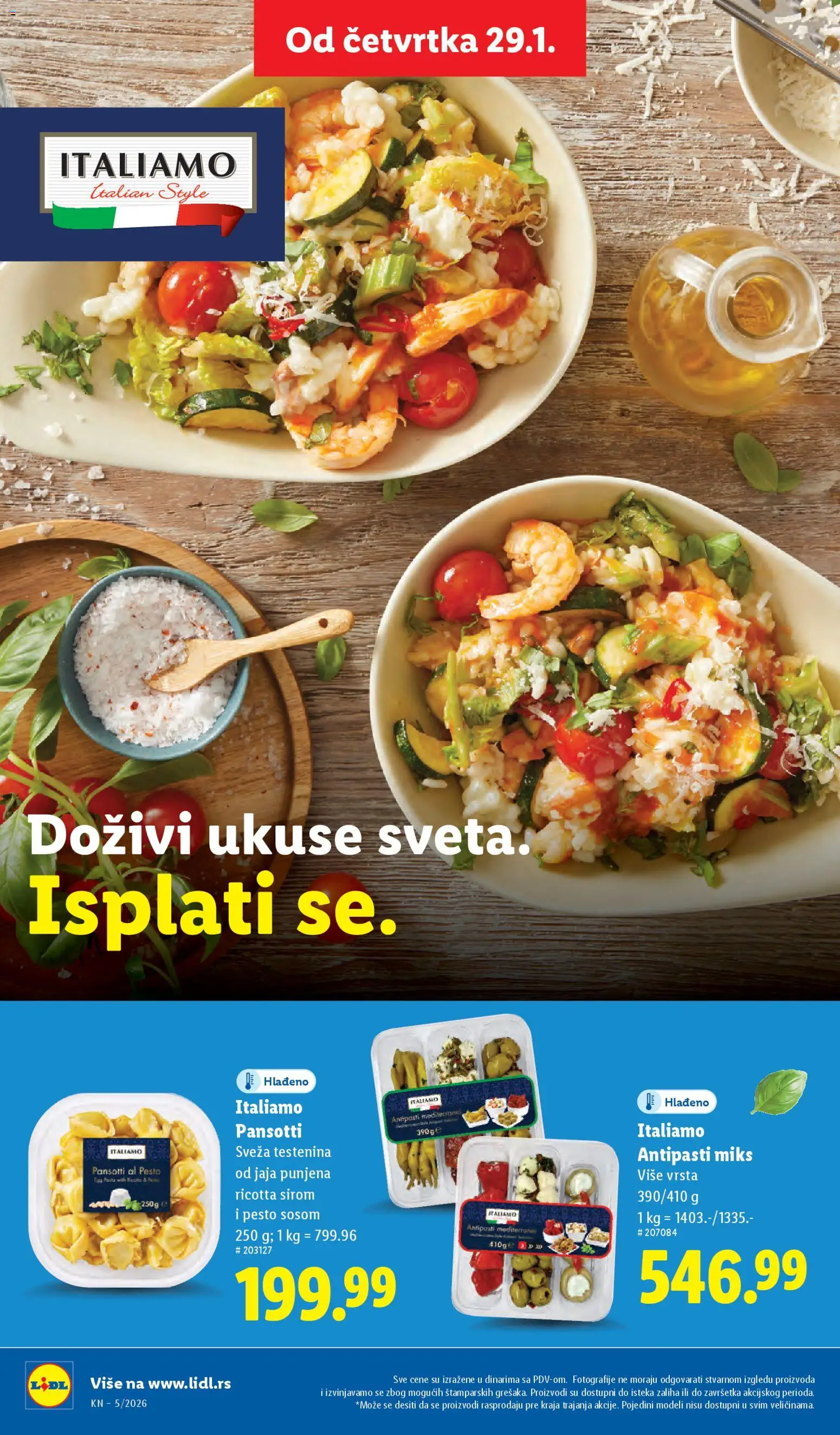 Lidl katalog - važi od 29.01.2026 | Strana: 40 | Proizvode: Testenina, Pesto, Jaja