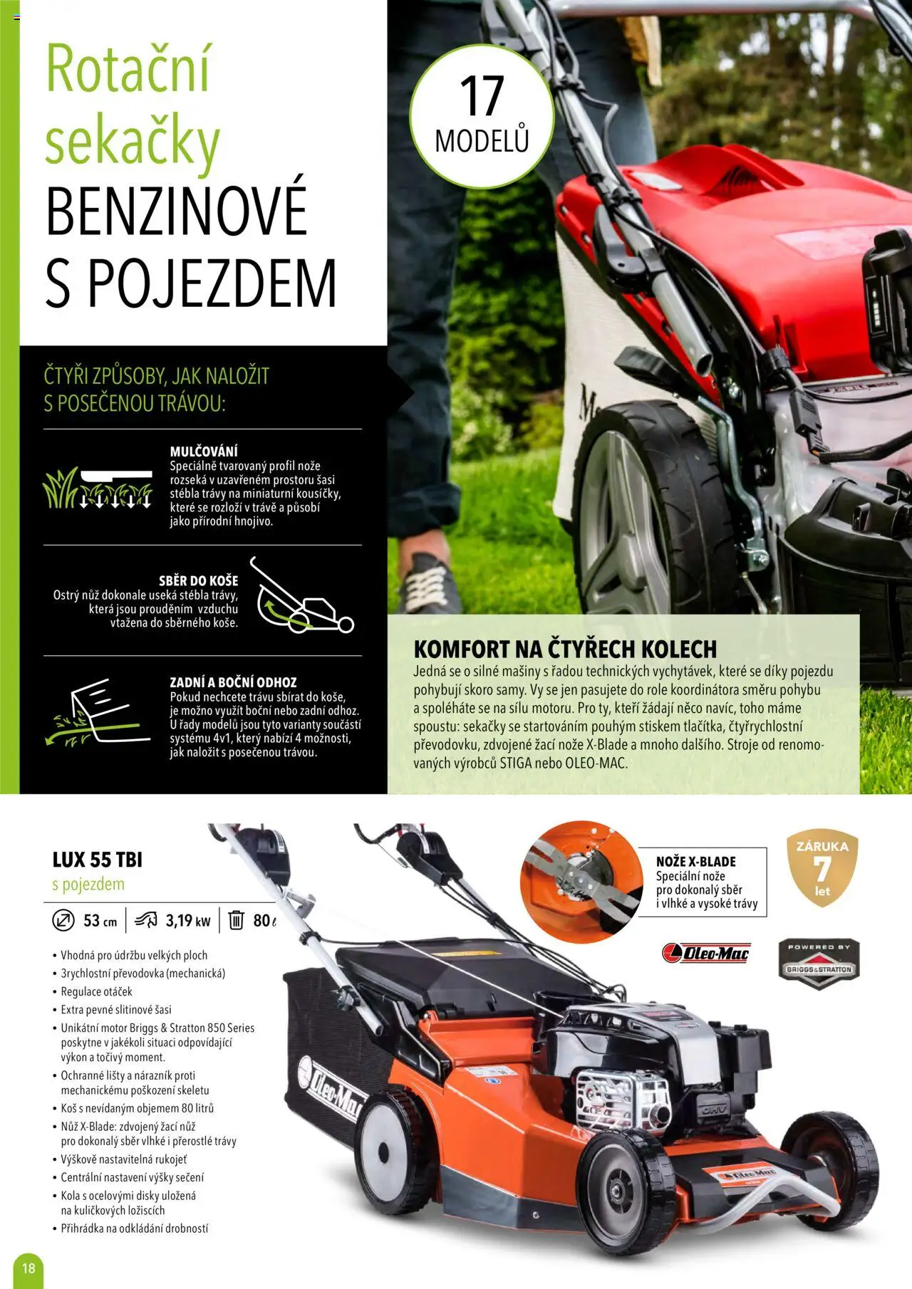 Mountfield katalog 2025 od 16.04.2025 | Strana: 18 | Produkty: Nože, Nůž, Koš, Kola