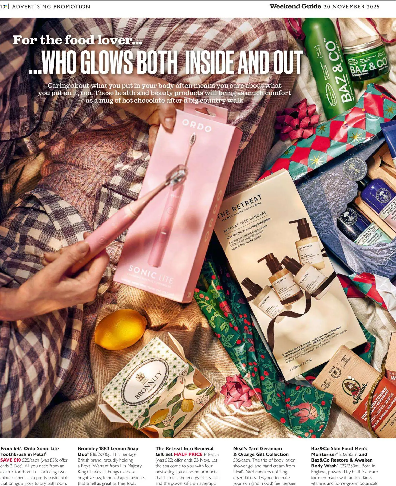 {H1} | Page: 46 | Products: Soap, Shower gel, Cream, Lemon