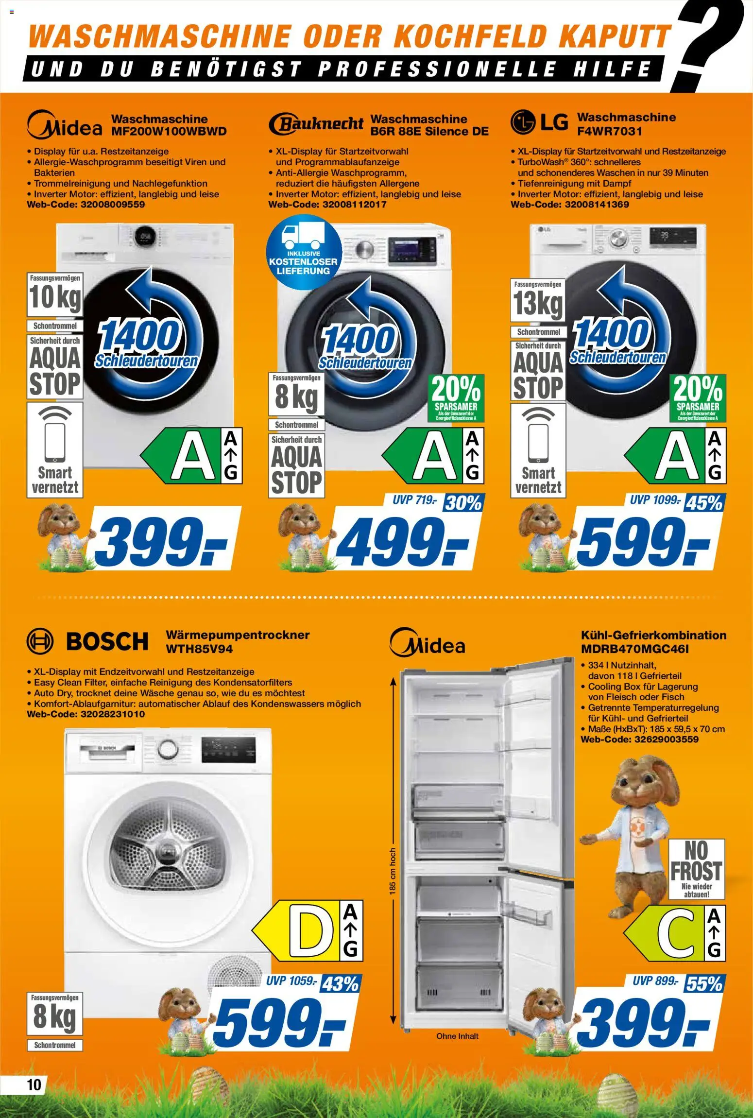 Expert Prospekt 	 – gültig ab 20.03.2026 | Seite: 10 | Produkte: Box, Kochfeld, Kühlgefrierkombination, Fleisch