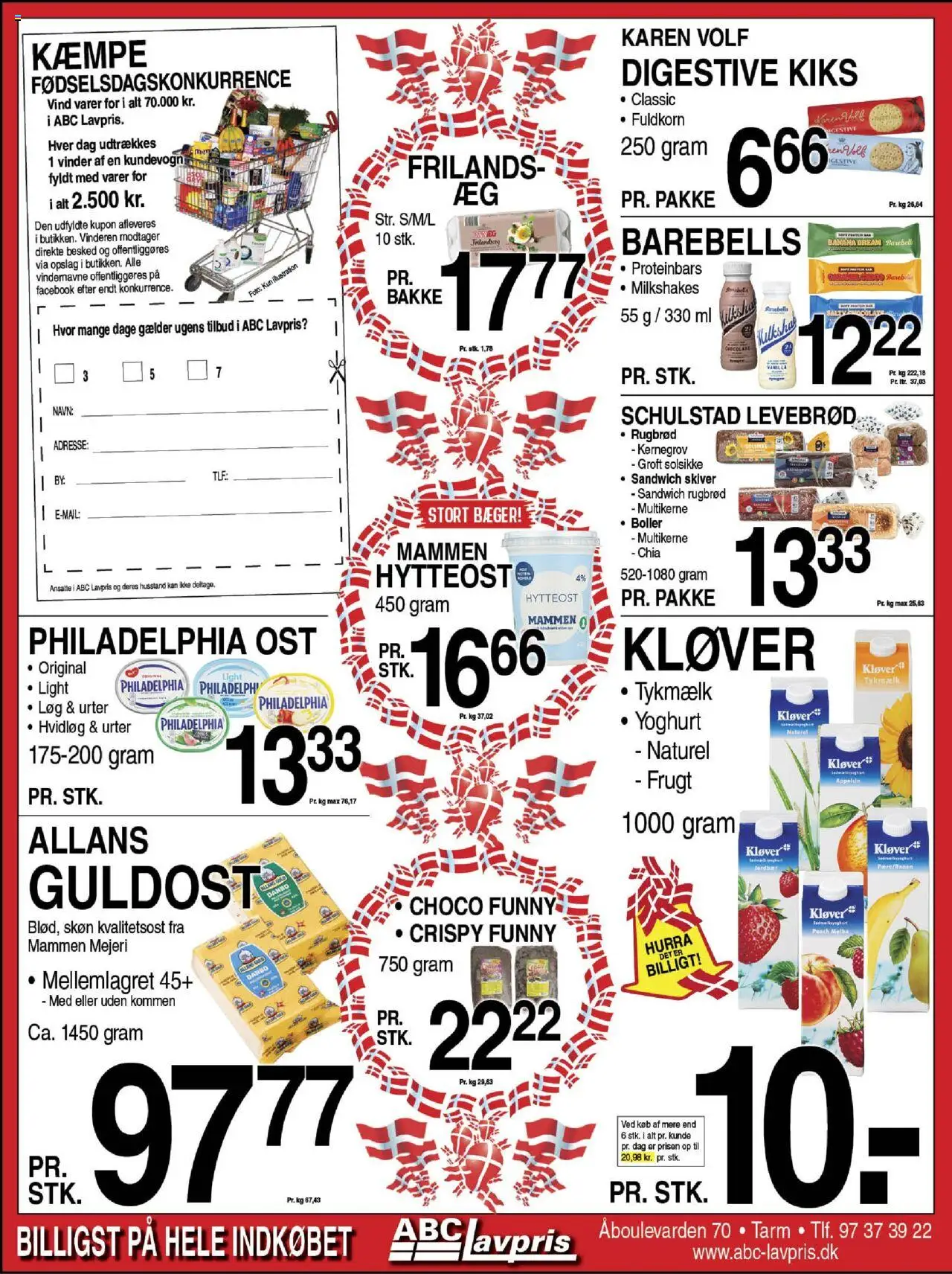 Abc Lavpris tilbudsavis – gyldig fra 17.09.2025 | Side: 2 | Produkter: Yoghurt, Løg, Hvidløg, Rugbrød
