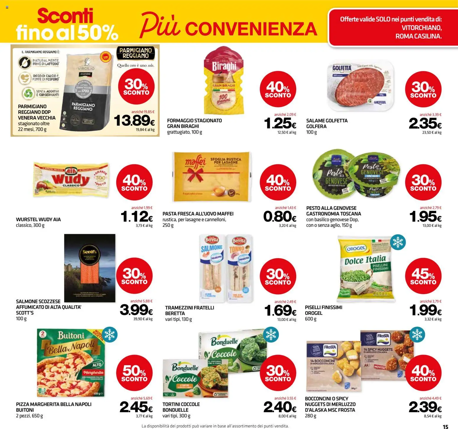 Volantino Superconti del 12.03.2026 | Pagina: 16 | Prodotti: Salame, Pasta, Tonno, Parmigiano