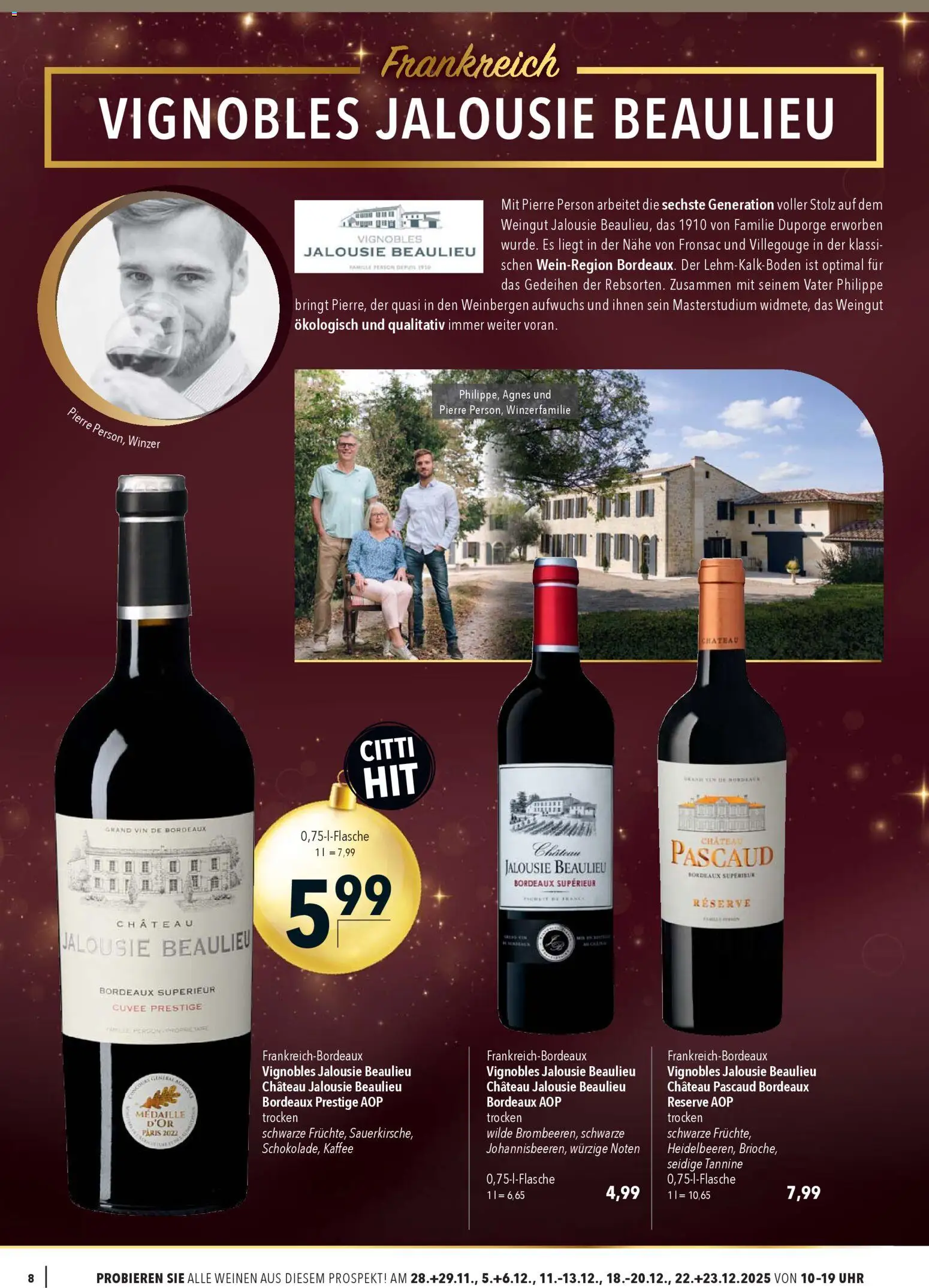 CITTI Markt - Weine zum Fest – gültig ab 26.11.2025 | Seite: 8 | Produkte: Kaffee, Uhr