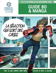 E.Leclerc - Prévisualisation de E.Leclerc Guide BD & Manga valide à partir de 14.10.2025