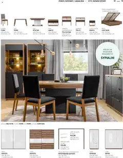 Pogląd oferty "Black Red White Gazetka - Katalog rodzinnych wnętrz" - ważna od 24.05.2024 | Strona: 13 | Produkty: Łóżko, Szafa, Komoda, Stół