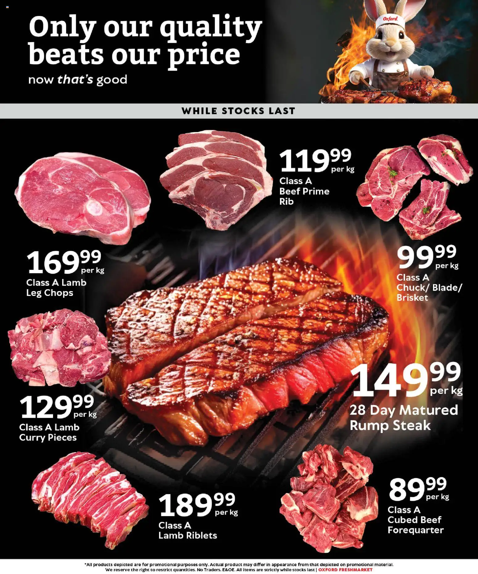 New Oxford Freshmarket catalogue – valid from 25.03.2026 | Page: 3 | Products: Steak, Beef