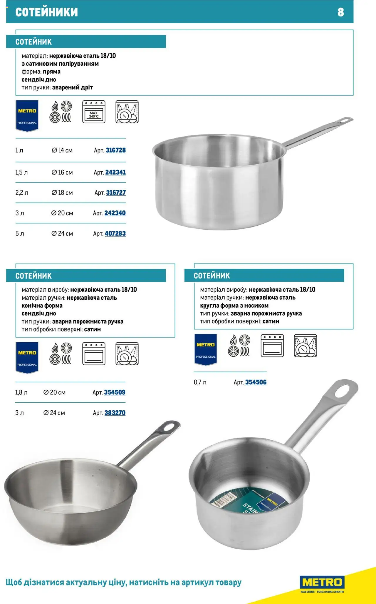 Metro Kаталог - дійснийкції з 16.07.2025 | Сторінка: 8