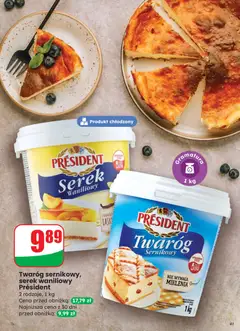 Pogląd oferty "Twaróg sernikowy, serek waniliowy Président, 2 rodzaje, 1 kg" - ważna od 12.11.2025 | Strona: 41