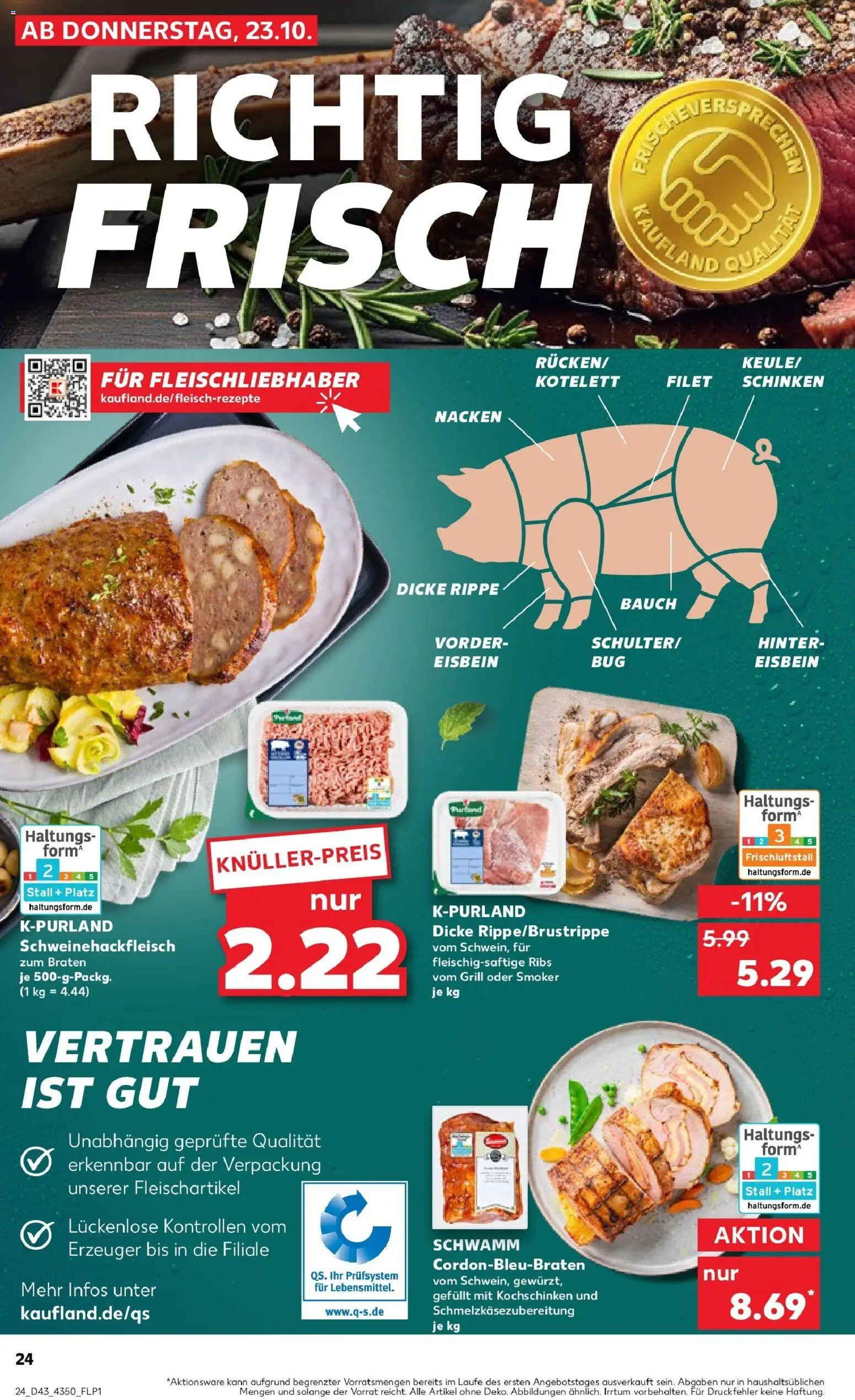 Kaufland prospekt Annaberg-Buchholz	 – gültig ab 27.10.2025 | Seite: 24 | Produkte: Grill, Schinken