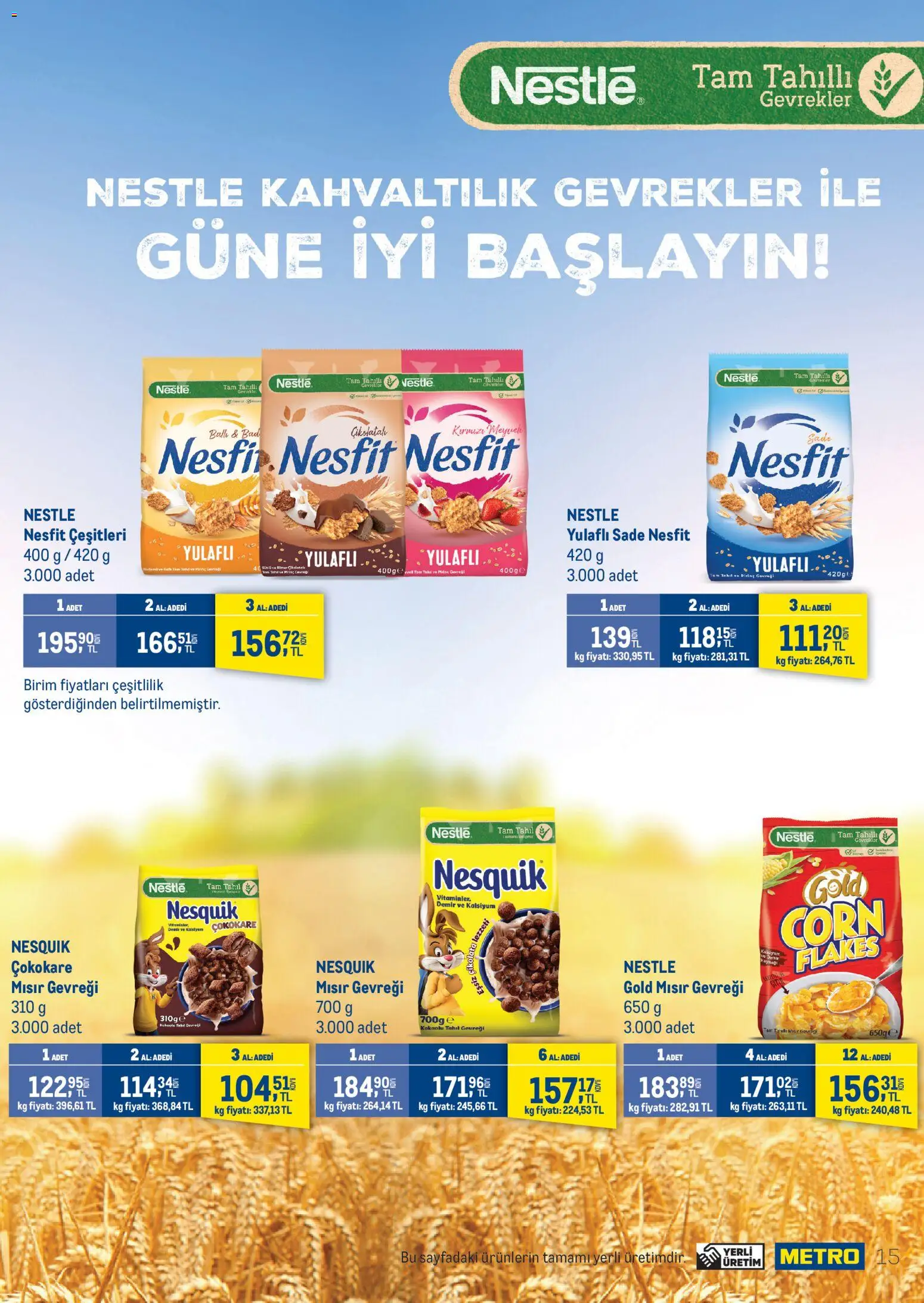 Metro - Gıda | Kozmetik | Deterjan - 27.11.2025 tarihinden itibaren geçerlidir | Sayfa: 15 | Ürünler: Çikolata, Mısır gevreği, Tahıl, Mısır