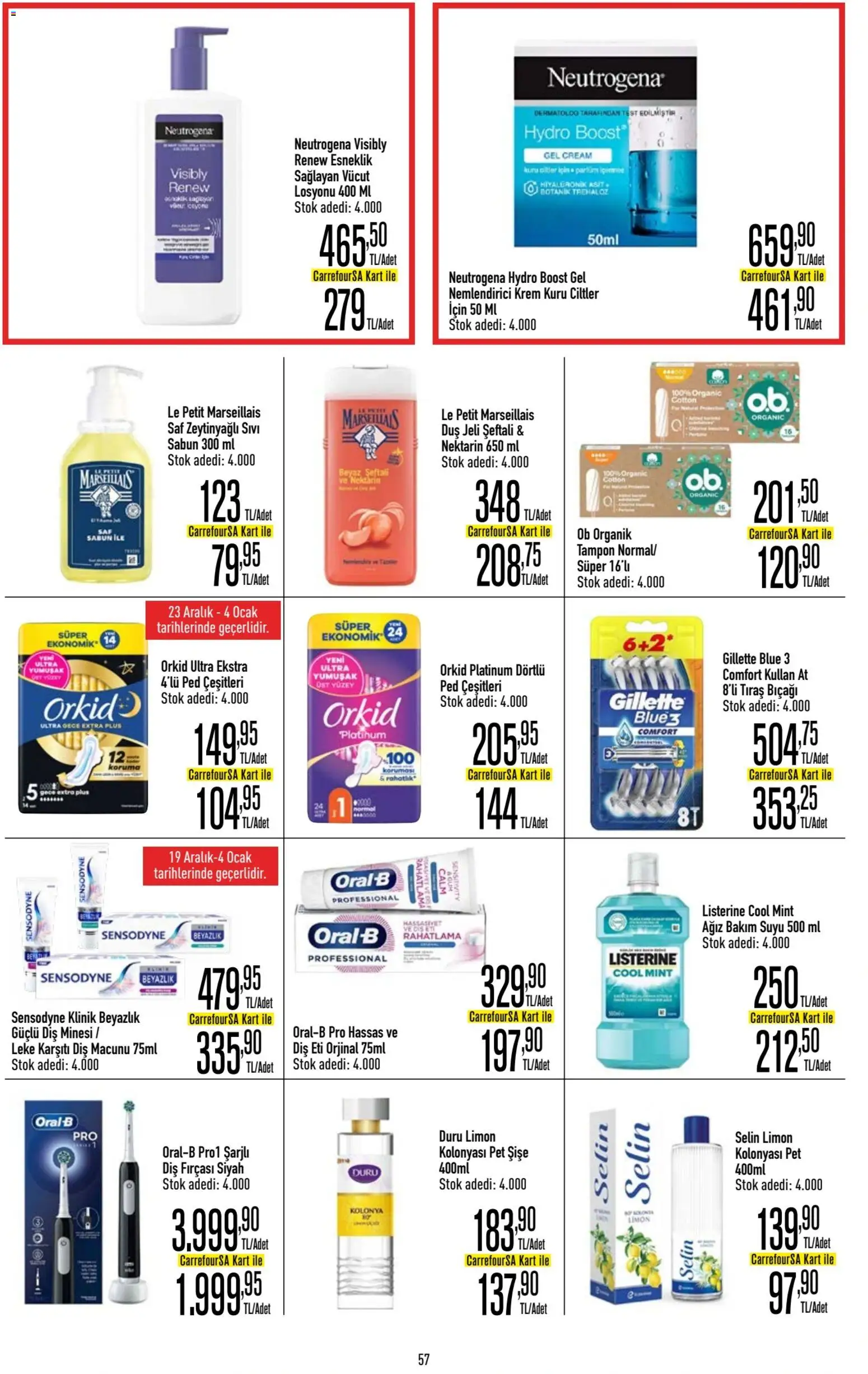 CarrefourSA Katalog - 18.12.2025 tarihinden itibaren geçerlidir | Sayfa: 58 | Ürünler: Duş jeli, Diş macunu, Limon, Ağız bakım suyu