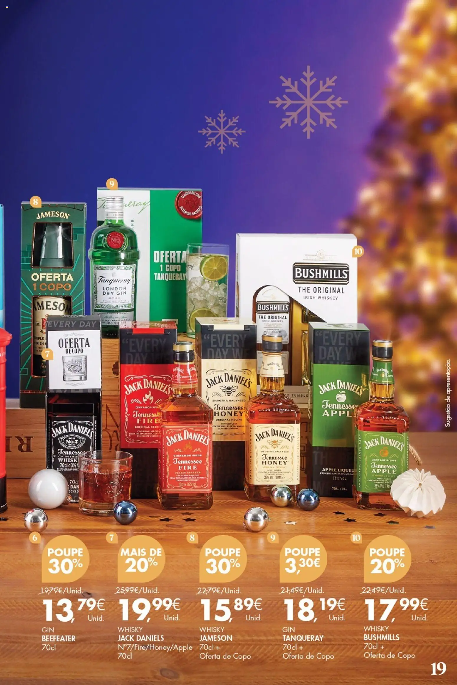Pingo Doce - Vinhos de Natal │ válido de 02.12.2025 | Página: 19 | Produtos: Whisky, Gin