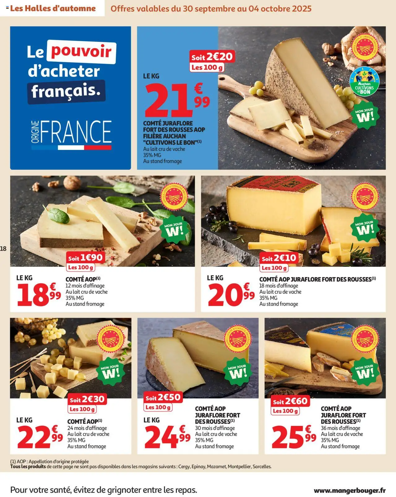 {H1} | Page: 18 | Produits: Lait, Fromage