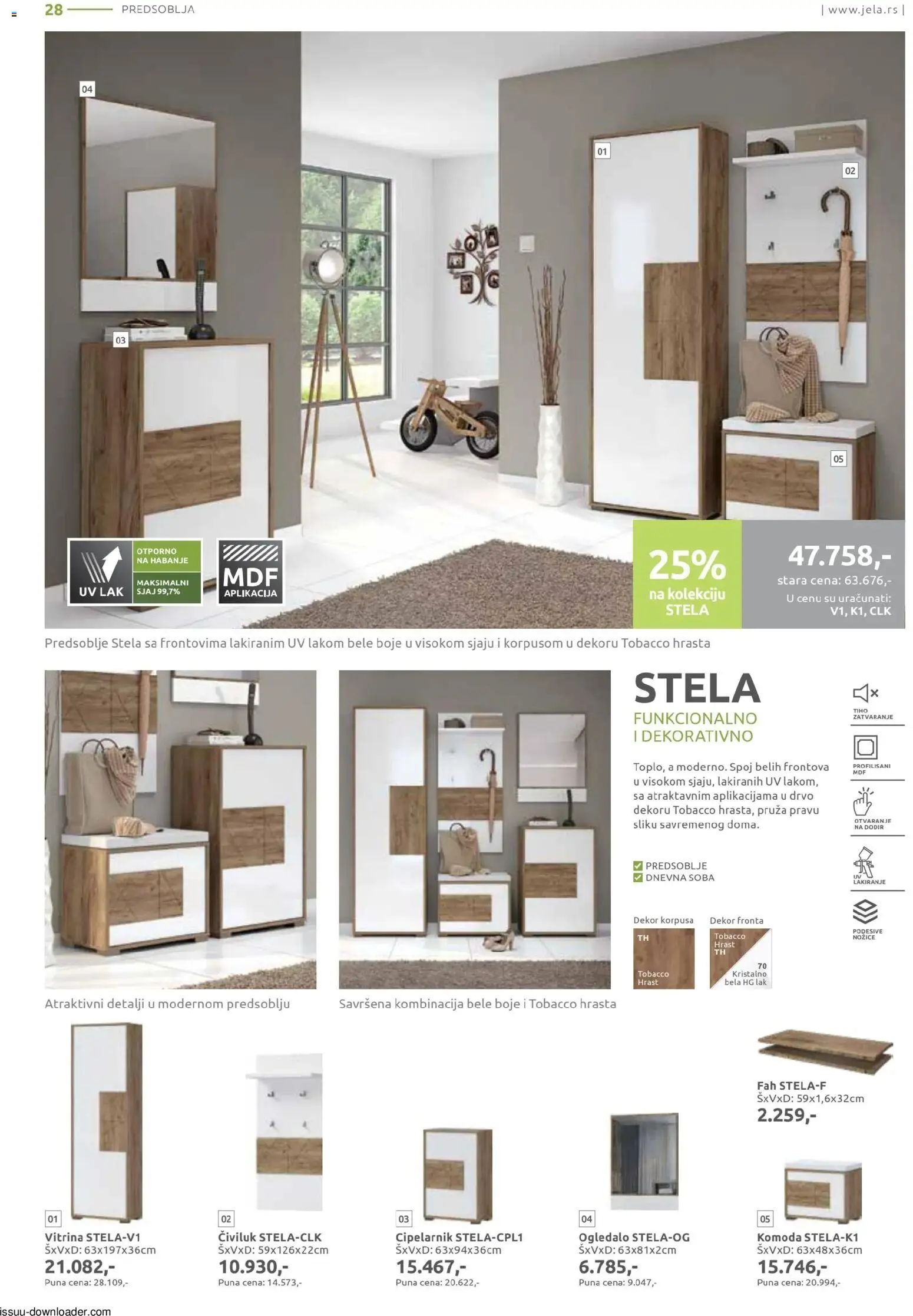 Jela katalog - važi od 09.02.2026 | Strana: 28 | Proizvode: Komoda, Ogledalo, Civiluk