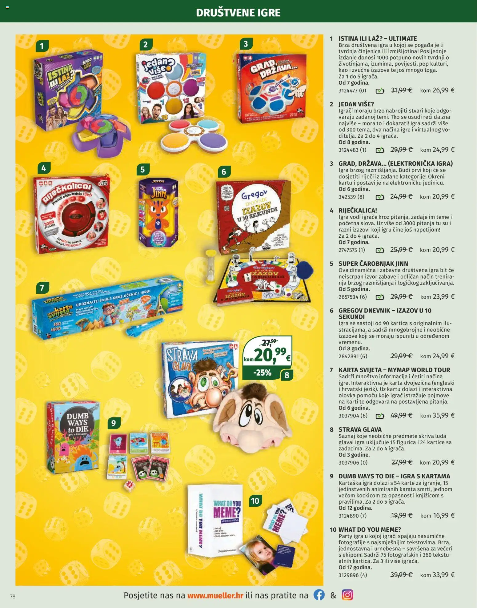 Müller katalog | vrijedi od 01.12.2025 | Stranica: 78 | Proizvodi: Društvene igre, Igrač, Igra