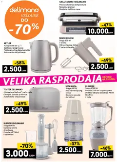 Idea katalog Naj naj ponuda za vaš dom - pregled Idea kataloga - važi od 12.02.2026 | Strana: 6 | Proizvode: Mikser, Seckalica, Blender, Delimano