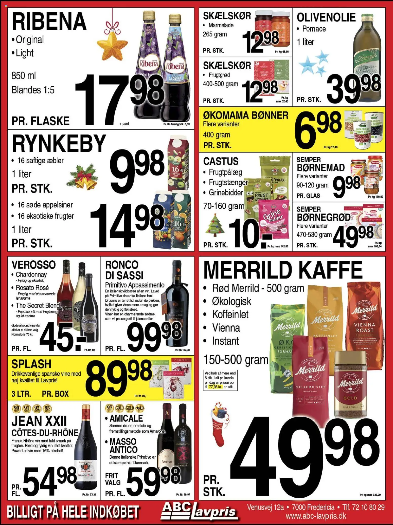 Abc Lavpris tilbudsavis – gyldig fra 26.11.2025 | Side: 3 | Produkter: Appelsiner, Bønner, Marmelade, Olivenolie