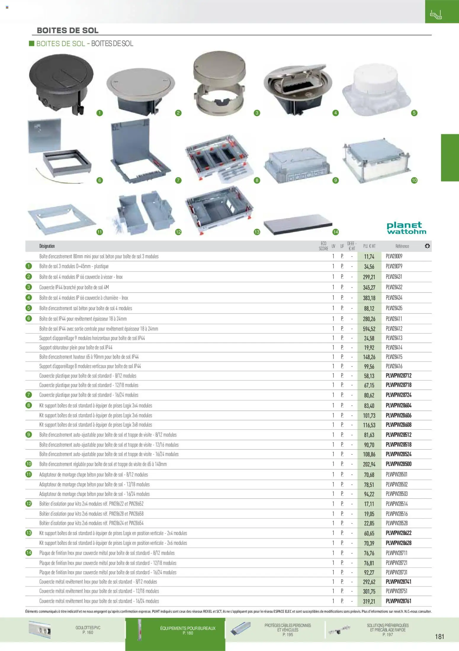 {H1} | Page: 87 | Produits: Adaptateur, Charnière, Prises